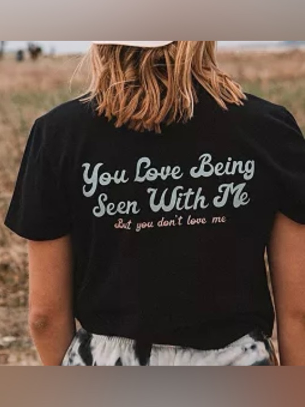 Volcom Netflix OBX Outer Banks Cropped Tee Sarah Cameron You don’t Love me